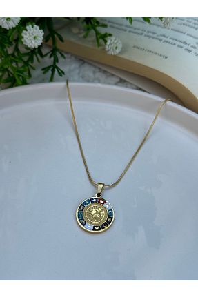 گردنبند استیل ( فولاد ) طلائی استیل (فولاد) xUPING - کد 903102775