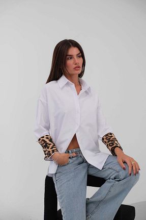 پیراهن سفید زنانه رگولار Maxi modena - کد 903097342