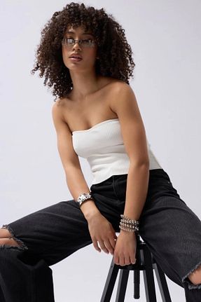 بلوز رنگی زنانه بافت دار Butik - کد 903112383