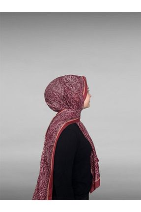 شال زرشکی زنانه پنبه ای NEOMOON - کد 904302975