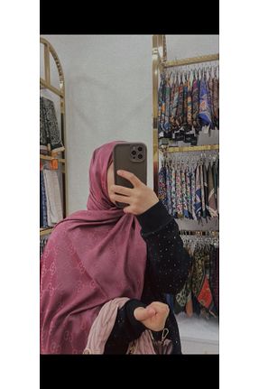 شال صورتی زنانه ابریشم MODA - کد 903117219