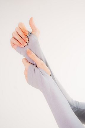 بلوز حجاب طوسی زنانه اسلیم Şalcenneti.com - کد 903128234