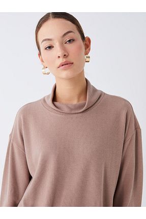 بادی قهوه ای زنانه یقه ماهیگیر LC Waikiki - کد 844376714