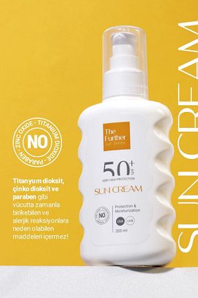 کرم ضد آفتاب بدن SPF 50 + The Further - کد 708657636