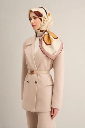 روسری بژ İpek Tivil Armine - کد 901022341