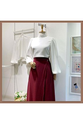 پیراهن سفید زنانه رگولار Faya Boutique - کد 903230902