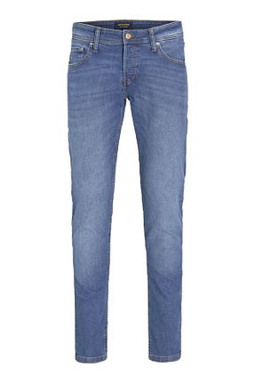 شلوار جین آبی مردانه پاچه لوله تفنگی Jack & Jones - کد 750241958