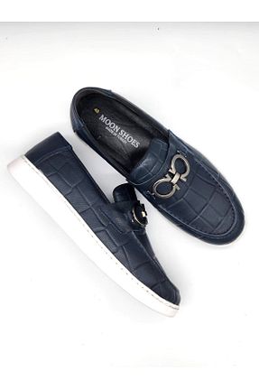 کفش آکسفورد سرمه ای مردانه چرم خالص Zegeshoes - کد 903227034