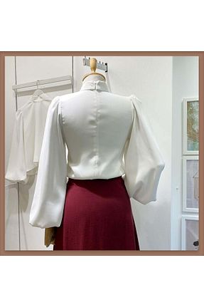 پیراهن سفید زنانه رگولار Faya Boutique - کد 903230902