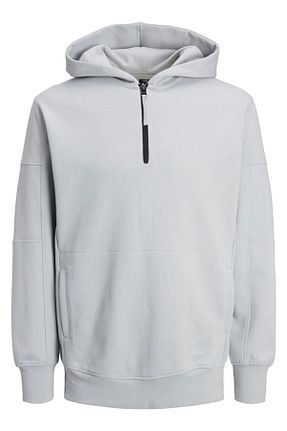 سوئیشرت طوسی مردانه ساده Jack & Jones - کد 763224899