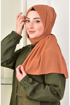 شال قهوه ای زنانه پنبه ای AybarsStore - کد 903236213