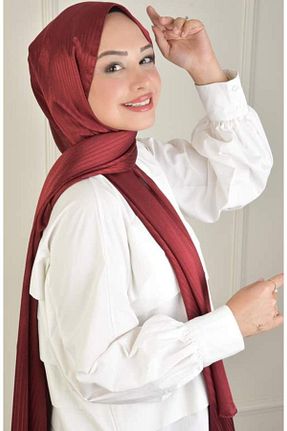 شال زرشکی زنانه پلی استر Cristy - کد 903236395