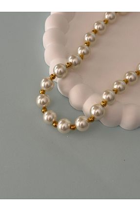 گردنبند جواهر رنگی زنانه برنجی ADORN JEWELRY - کد 903249193