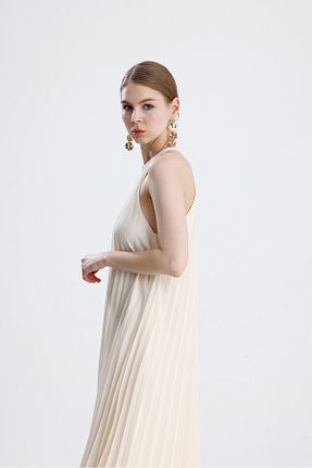 لباس مجلسی و فارغ التحصیلی نباتی زنانه بافتنی SUMEF - کد 903251178