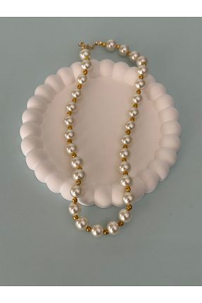 گردنبند جواهر رنگی زنانه برنجی ADORN JEWELRY - کد 903249193