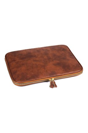 کیف لپ تاپ و مدارک قهوه ای زنانه چرم مصنوعی mussen - کد 903286837