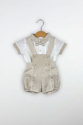 ست نوزادی بژ بچه گانه کتان Globaby - کد 903293580