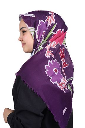 روسری رنگی پنبه ای poloist - کد 779457623