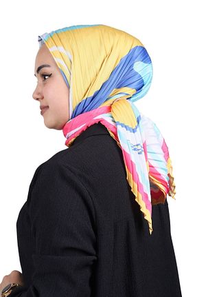 روسری رنگی پنبه ای Minelli - کد 779479841
