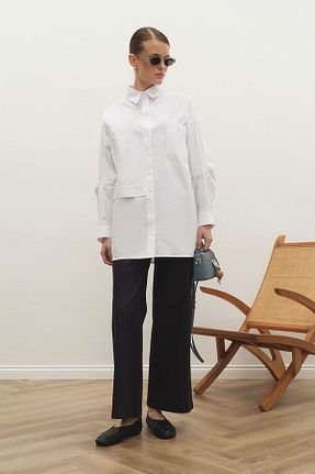 پیراهن حجاب سفید زنانه Relaxed Hooopstore - کد 903267452
