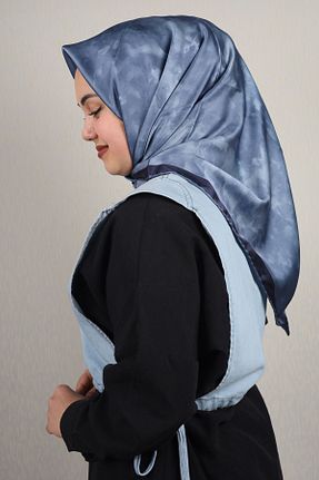 روسری رنگی پلی استر PİRAMİT - کد 754569892