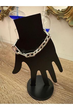 دستبند استیل (فولاد) طوسی استیل (فولاد) misstakıjewerly - کد 903295633