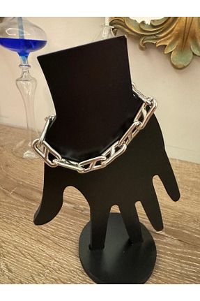 دستبند استیل (فولاد) طوسی استیل (فولاد) misstakıjewerly - کد 903295633