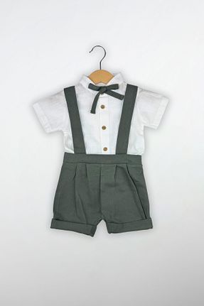 ست نوزادی خاکی بچه گانه پنبه ای Globaby - کد 903310013