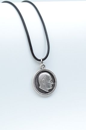 گردنبند جواهر زنانه روکش نقره Bu Farklı - کد 650742608