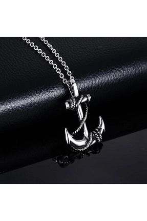 گردنبند استیل ( فولاد ) طوسی زنانه استیل ضد زنگ Bozhi - کد 903364537