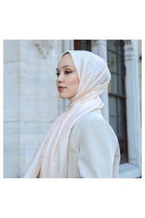 روسری نباتی İpek Vual Hint İpek - کد 903363455