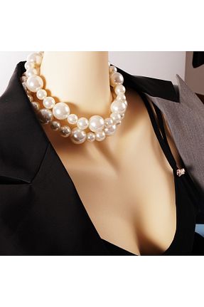 گردنبند جواهر زنانه اکریلیک İPAR AKSESUAR - کد 903377232