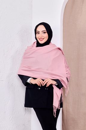 شال صورتی زنانه پنبه ای Golden Rose - کد 903417331