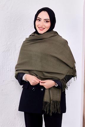 شال خاکی زنانه پنبه ای Golden Rose - کد 903417184