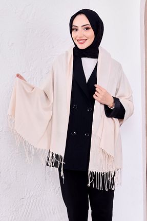 شال بژ زنانه پنبه ای Golden Rose - کد 903417193