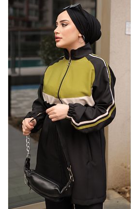 ست گرمکن حجاب مشکی زنانه رگولار Wovi - کد 904487361