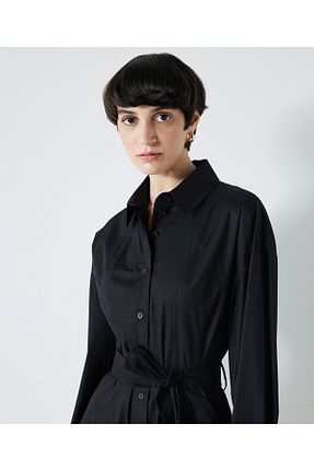 لباس مشکی زنانه بافتنی İpekyol - کد 808324538