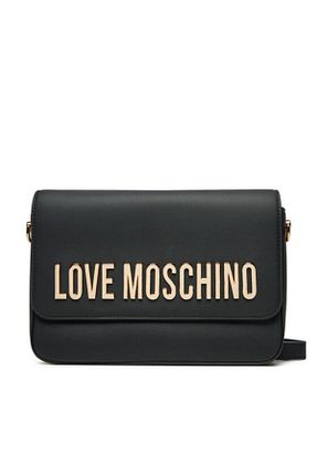 کیف دوشی مشکی زنانه چرم مصنوعی Love Moschino - کد 903447482