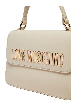 کیف دوشی بژ زنانه پلی اورتان Love Moschino - کد 903447457