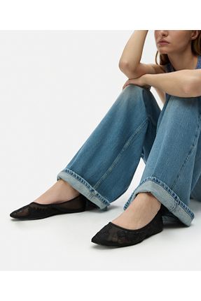 کفش کژوال مشکی زنانه پاشنه تخت İpekyol - کد 901699855