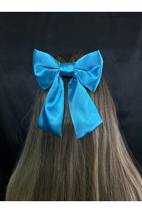 گیره سر آبی زنانه ساتن MegssStore - کد 903479404