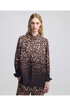پیراهن قهوه ای زنانه رگولار İpekyol - کد 861303409