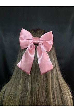 گیره سر صورتی زنانه ساتن MegssStore - کد 903478977