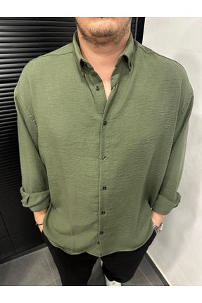 پیراهن خاکی مردانه Relaxed Detts - کد 903516756