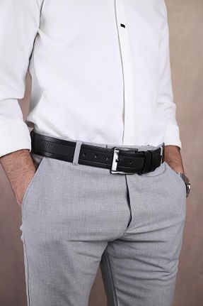کمربند مشکی مردانه Walkenzo - کد 903529682