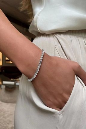 دستبند نقره زنانه 10 عیار RF Jewelry - کد 637441432