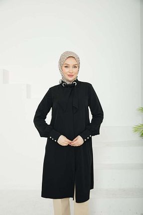 تونیک حجاب مشکی زنانه مخلوط پلی استر Armine TREND - کد 904644913