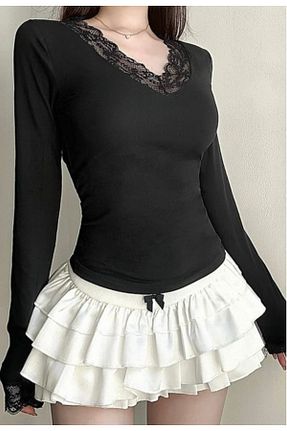 بلوز مشکی زنانه ساده DarkellaStore - کد 903596277