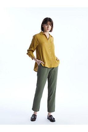 شلوار خاکی زنانه پنبه ای LC Waikiki - کد 903602882