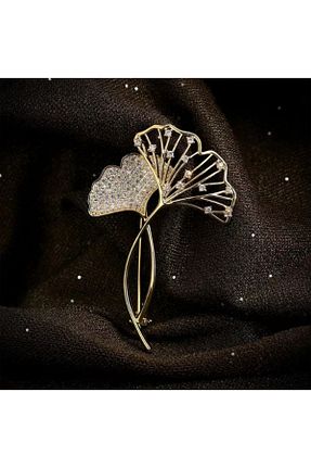 سنجاق سینه طلائی زنانه فلزی Punky Store - کد 827902534